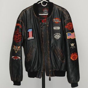 Vintage Motorcycle Jacket XL